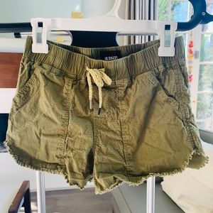 Hudson army green shorts